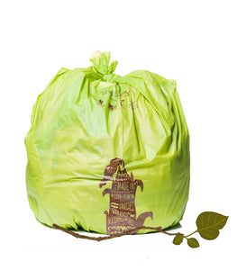 Compostable Trash & Yard Waste Bags 33 Gallon x4