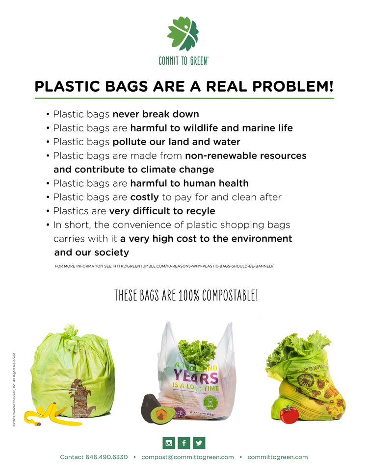 Compostable Trash Bin Liners<br>23 Gallon x2